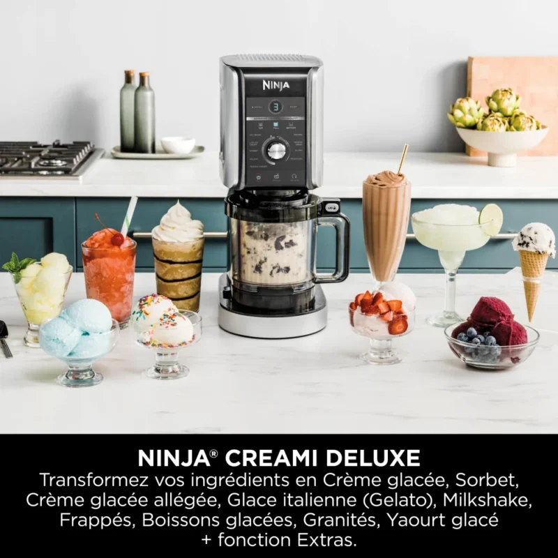 Ninja CREAMi Deluxe 10-en-1 Machine à délices et boissons glacées NC501EU – Image 15